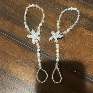 Elegant Starfish Beaded Foot Jewelry for kids